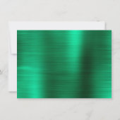 Gotische Fairy Blauwgroen jurk | Deep Midnight Gre Kaart (Achterkant)