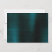 Gotische Fairy Blauwgroen jurk | Deep Midnight Gre Kaart (Achterkant)