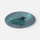 Gotische Fairy Blauwgroen jurk | Deep Midnight Gre Papieren Bordje (Gekanteld)