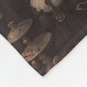 Gotische Fairycore mot patchwork grillige fantasie Fleece Deken (Hoek)