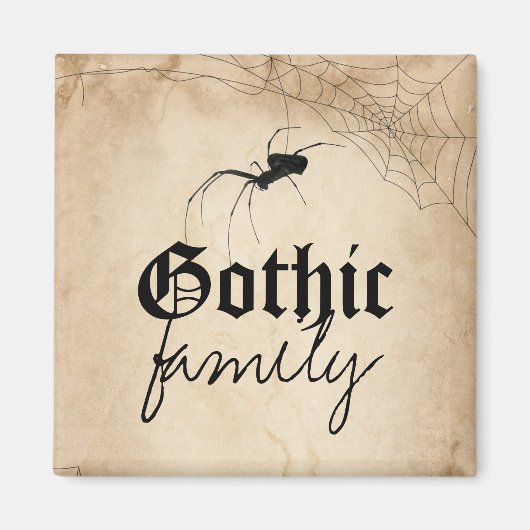 Gotische familie magneet (Voorkant)