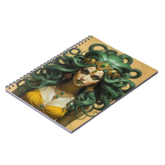 Gotische fantasie: Medusa's Arabische nachten Notitieboek (Linkerzijde)