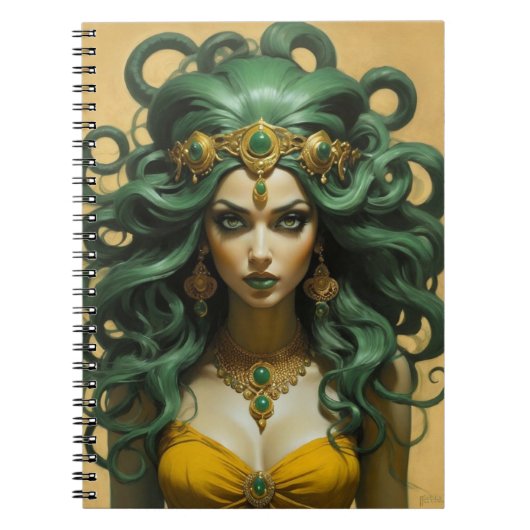 Gotische fantasie: Medusa's Arabische nachten Notitieboek (Voorkant)