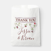 Gotische Favoris zak Bedankzakje (Voorkant)