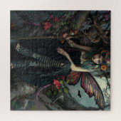 Gotische fee in een boom legpuzzel (Horizontaal)