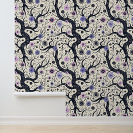 Gotische Floral Art Pattern Behang