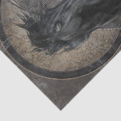 Gotische Friese Paard Tissuepapier (Detail)