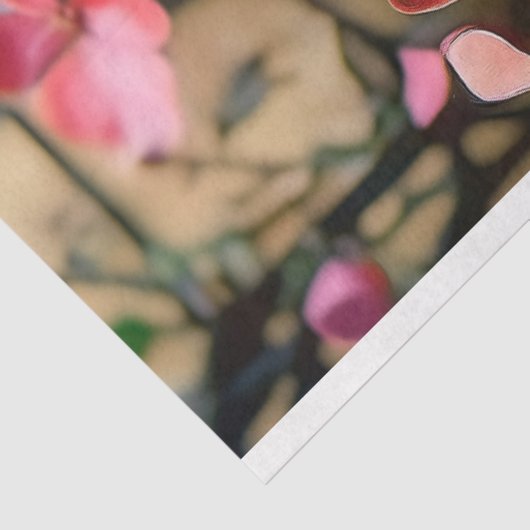 Gotische Gargoyle met Roos Hoofdstuk Decoupage Tissuepapier (Detail)