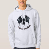 Gotische Gearbat Hoodie (Voorkant)