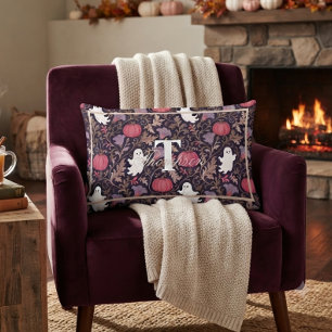 Gotische Geest Herfst Monogram Kussen