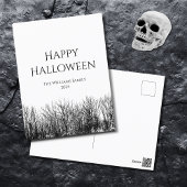 Gotische Gelukkige Halloween Spooky Vakantie Briefkaart