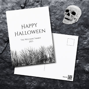 Gotische Gelukkige Halloween Spooky Vakantie Briefkaart
