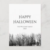 Gotische Gelukkige Halloween Spooky Vakantie Briefkaart (Voorkant)