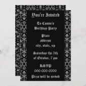 Gotische geometrische caleidoscoop Verjaardagsfees Kaart (Voorkant / Achterkant)