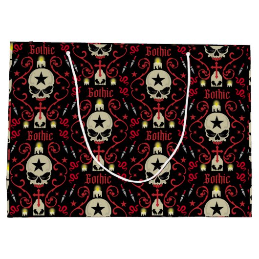 Gotische geschenken en Accessoires Groot Cadeauzakje (Achterkant)
