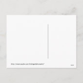 Gotische gevangengenomen hartValentijnsdag Feestdagenkaart (Achterkant)