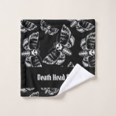Gotische Gothic doden hoofd Hawk Moth schedel Jouw Bad Handdoek (Wasdoekje)
