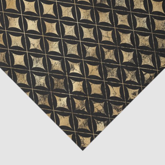 Gotische gouden diamant tissuepapier (Detail)
