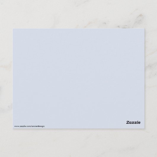 Gotische graftombe briefkaart (Achterkant)