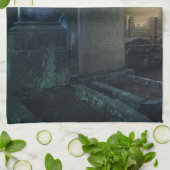 Gotische Graveyard Keuken Schotel Handdoek (Gevouwen)