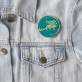 gotische griffioen ronde button 5,7 cm (In situ)