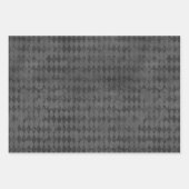 Gotische grijze stenen schedel inpakpapier vel (Voorkant 3)