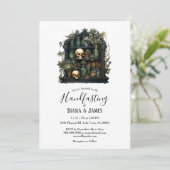 Gotische Groene Apothecaire Alchemie Handfasten Kaart (Staand voorkant)