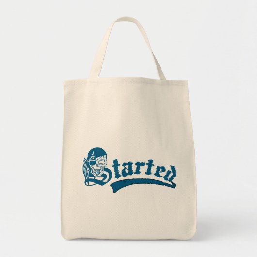 Gotische grunge begon schedel tote bag (Voorkant)
