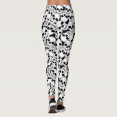 Gotische Grunge schedels Patrooned Leggings (Achterkant)