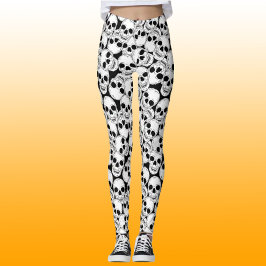 Gotische Grunge schedels Patrooned Leggings