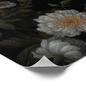 Gotische haas en Moon Art Print Poster (Hoek)