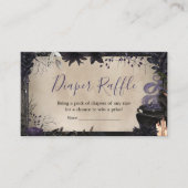 Gotische Halloween Baby is het brouwen van luier R Informatiekaartje (Voorkant)