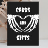 Gotische Halloween Baby shower Kaarten en geschenk Poster