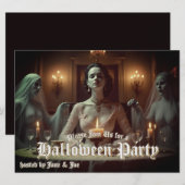 Gotische Halloween banket bij kaarslicht (Voorkant / Achterkant)
