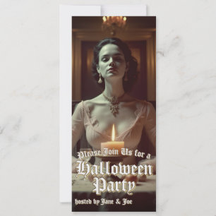 Gotische Halloween banket bij kaarslicht