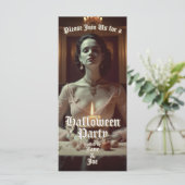 Gotische Halloween banket bij kaarslicht (Staand voorkant)