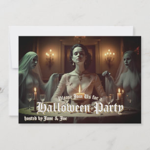 Gotische Halloween banket bij kaarslicht