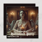 Gotische Halloween banket bij kaarslicht (Voorkant / Achterkant)