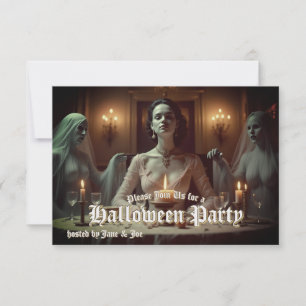 Gotische Halloween banket in kaarslicht