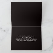 Gotische Halloween banket in kaarslicht Kaart (Binnen)