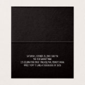 Gotische Halloween banket in kaarslicht Kaart (Binnenkant ongevouwen)