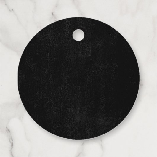 Gotische Halloween Bruidsfeest Bedankjes Labels (Achterkant)