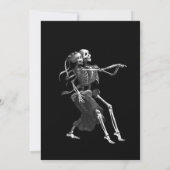 Gotische halloween bruiloft save the date uitnodig aankondiging (Achterkant)