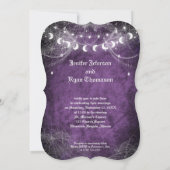 Gotische Halloween bruiloft uitnodiging (Achterkant)