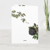 Gotische Halloween Bruiloft Witte Orde van Service Programma (Achterkant)