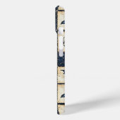 Gotische Halloween Denim Patchwork Patroon Case-Mate iPhone Case (Achterkant / Links)