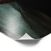 Gotische Halloween-fee met schedels en pompoen Foto Afdruk (Hoek)