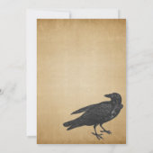 gotische Halloween-feestuitnodiging Kaart (Achterkant)