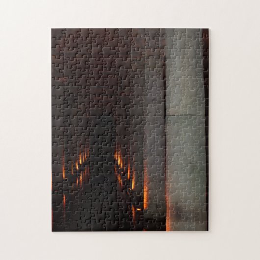 Gotische Halloween gang naar de hel Legpuzzel (Verticaal)