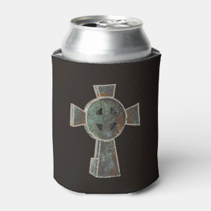 Gotische Halloween Graveyard Headstone Cross Teken Blikjeskoeler